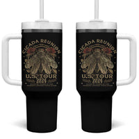 The Cicada Reunion U.S Tour 2024 Tumbler With Handle Broods XIII & XIX Vintage Cicadas Concert Fest - Wonder Print Shop