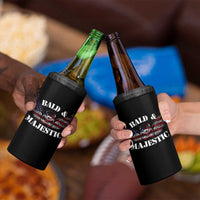 American Eagle Bald And Majestic 4 in 1 Can Cooler Tumbler - Wonder Print Shop