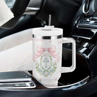 Christian Gifts Tumbler With Handle I Am A Child Of God Coquette Christ Cross - Wonder Print Shop