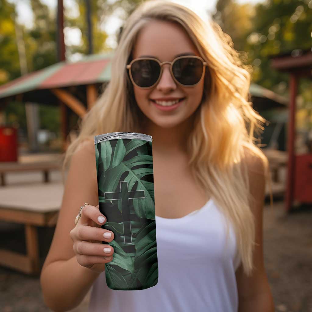 Christian Skinny Tumbler Be Still And Know That I Am God Aesthetic - Wonder Print Shop