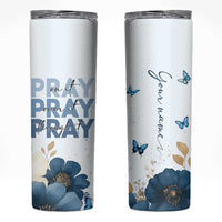 Personalized Christian Prayer Skinny Tumbler Custom Name Pray On It Pray Over It - Wonder Print Shop
