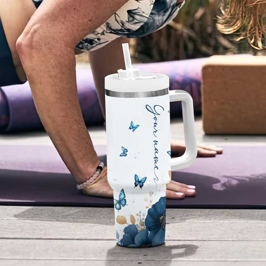 Personalized Christian Prayer Tumbler With Handle Custom Name Pray On It Pray Over It - Wonder Print Shop