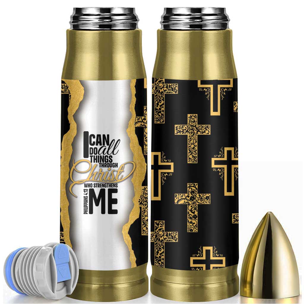 Christian Bullet Tumbler I Can Do All Things Through Christ Aesthetic