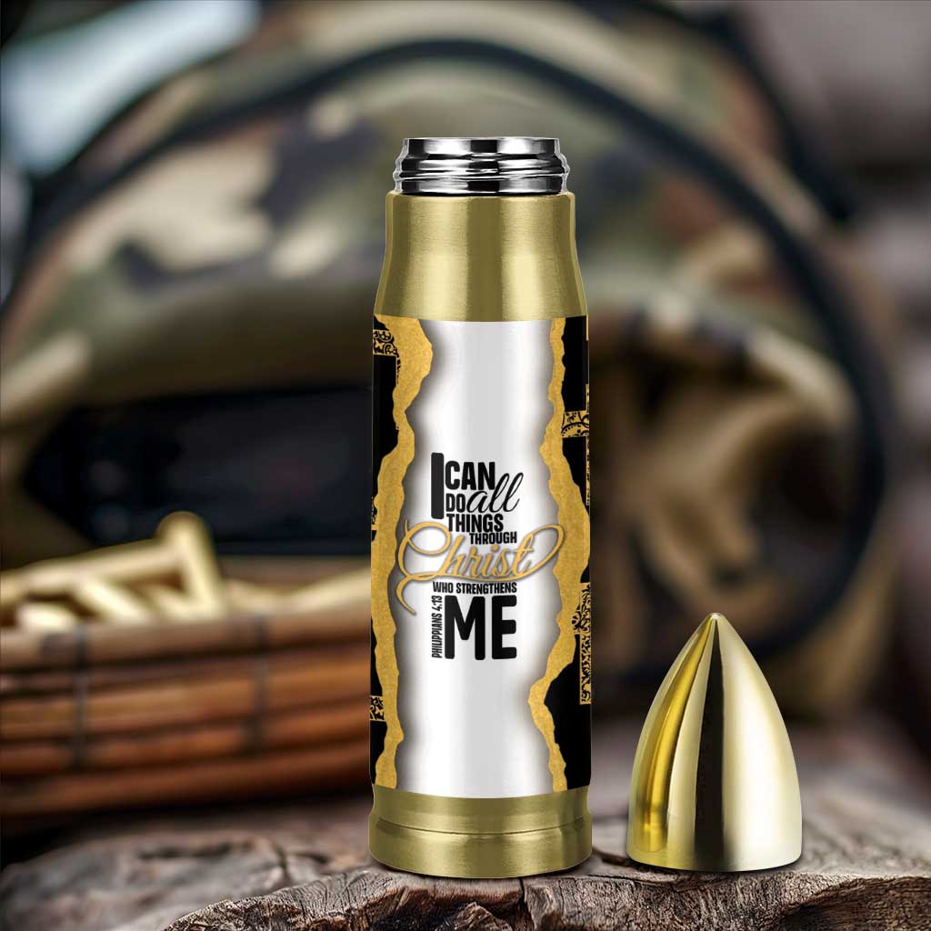 Christian Bullet Tumbler I Can Do All Things Through Christ Aesthetic