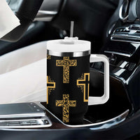 Christian Tumbler With Handle I Can Do All Things Through Christ Aesthetic - Wonder Print Shop