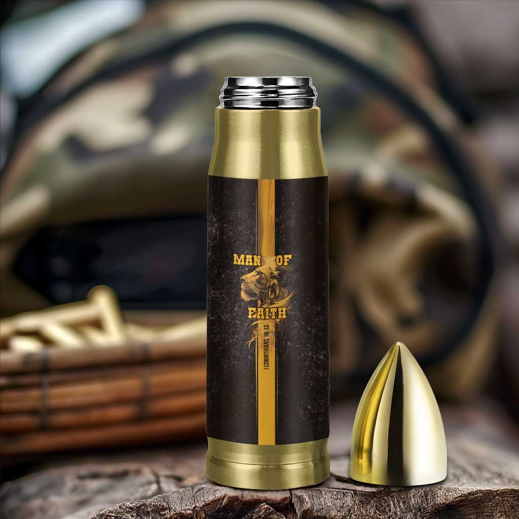 Christian Gifts For Men Bullet Tumbler Man Of Faith I Can Do All Things Through Christ