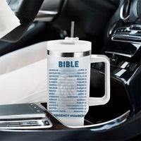 Christian Gifts For Men Tumbler With Handle Bible Emergency Numbers Lion Christ Cross - Wonder Print Shop