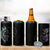 Suicide Prevention Awareness 4 in 1 Can Cooler Tumbler Teal Purple Lion Elephant Be Brave Be Kind - Wonder Print Shop