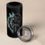 Suicide Prevention Awareness 4 in 1 Can Cooler Tumbler Teal Purple Lion Elephant Be Brave Be Kind - Wonder Print Shop