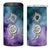 Suicide Prevention Awareness 4 in 1 Can Cooler Tumbler Choose Life Planets Semicolon Teal Purple Galaxy Outer Space - Wonder Print Shop