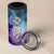 Suicide Prevention Awareness 4 in 1 Can Cooler Tumbler Choose Life Planets Semicolon Teal Purple Galaxy Outer Space - Wonder Print Shop