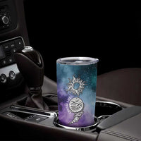 Suicide Prevention Awareness Tumbler Cup Choose Life Planets Semicolon Teal Purple Galaxy Outer Space - Wonder Print Shop