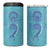 Suicide Prevention Awareness 4 in 1 Can Cooler Tumbler It's Ok To Not Be Ok Mermaid Semicolon Teal Purple Ocean - Wonder Print Shop