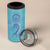 Suicide Prevention Awareness 4 in 1 Can Cooler Tumbler It's Ok To Not Be Ok Mermaid Semicolon Teal Purple Ocean - Wonder Print Shop