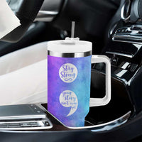 Suicide Prevention Awareness Tumbler With Handle Stay Stronger Your Story Isn't Over Yet - Wonder Print Shop