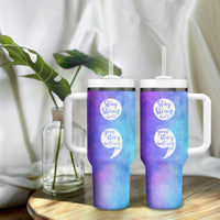 Suicide Prevention Awareness Tumbler With Handle Stay Stronger Your Story Isn't Over Yet - Wonder Print Shop