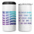 Suicide Prevention Awareness 4 in 1 Can Cooler Tumbler Teal Purple You Are Enough - Wonder Print Shop