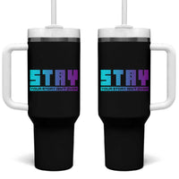 Suicide Prevention Stay Tumbler With Handle Your Story Is Not Over Semicolon - Wonder Print Shop