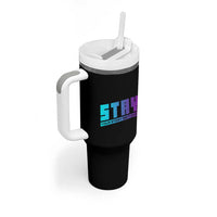 Suicide Prevention Stay Tumbler With Handle Your Story Is Not Over Semicolon - Wonder Print Shop