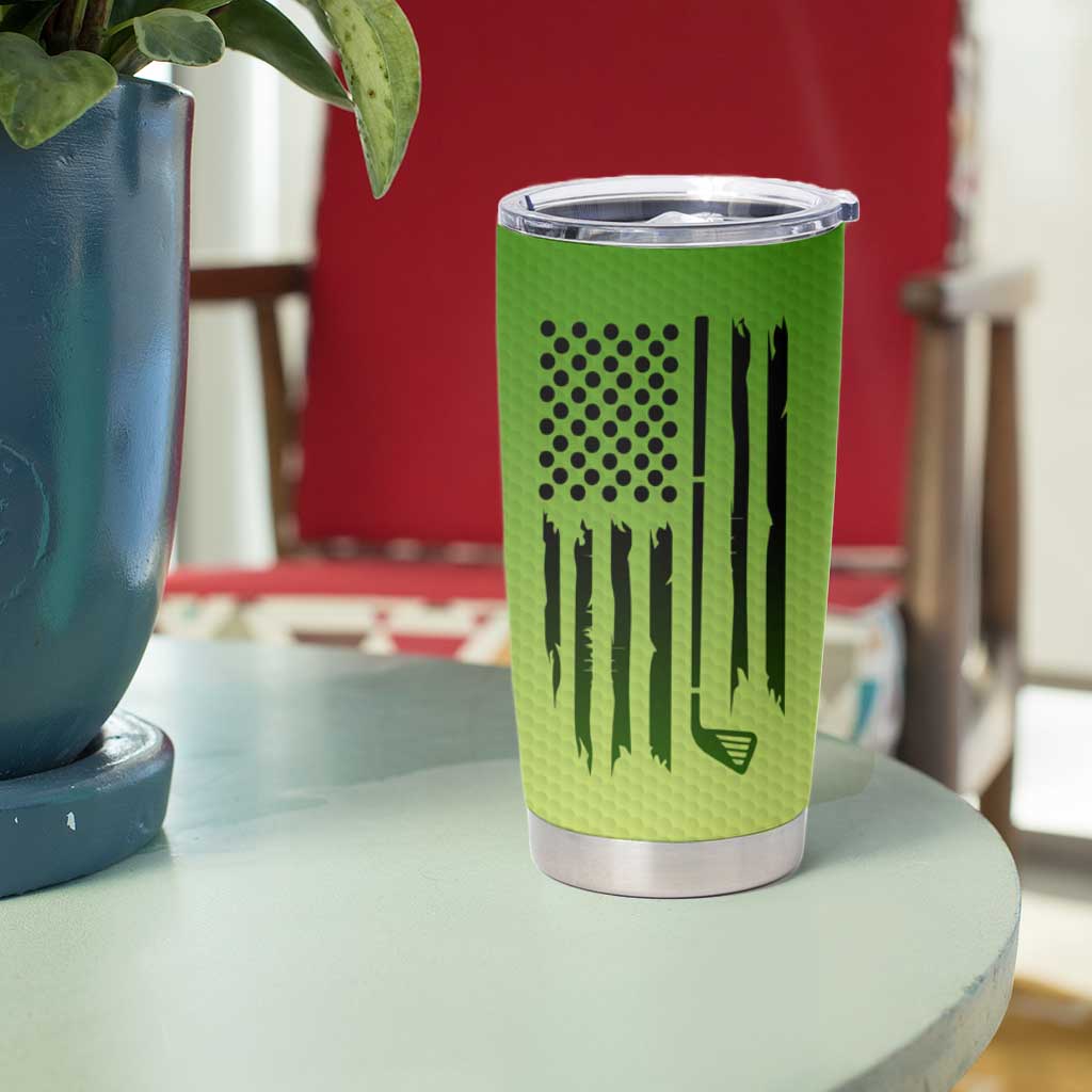 Gifts for Golf Player Tumbler Cup World's Okayest Golfer