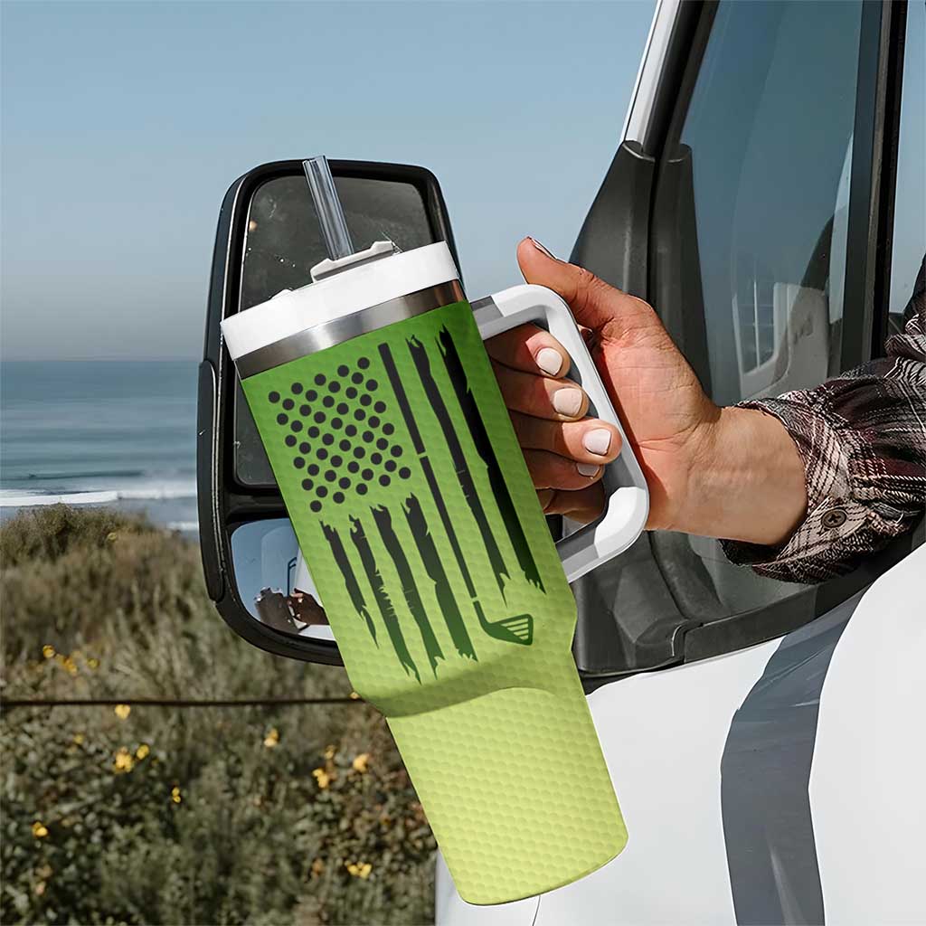 Gifts for Golf Player Tumbler With Handle World's Okayest Golfer