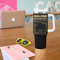 Golf Player Tumbler With Handle Life Is Full Of Important Choices