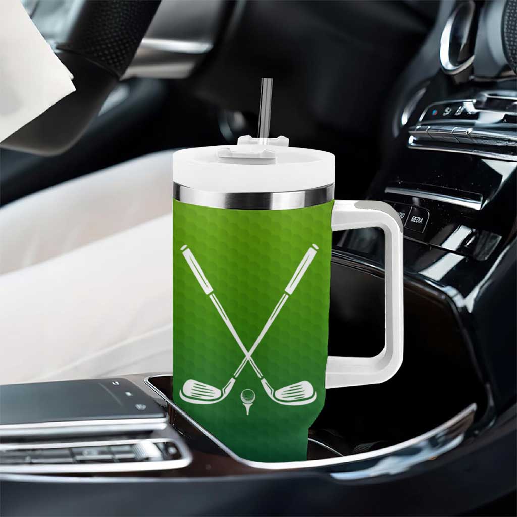 Gifts for Golf Player Tumbler With Handle It Takes A Lot Of Balls To Golf Like I Do