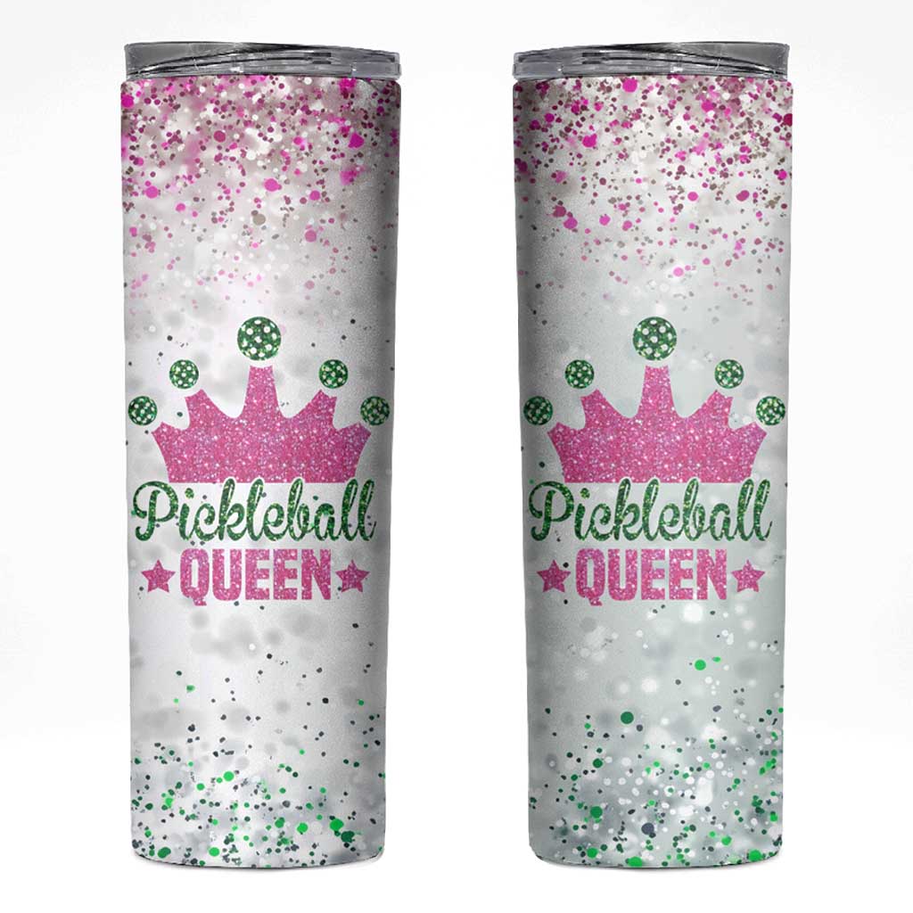 Gifts for Pickleball Lover Skinny Tumbler Pickleball Queen