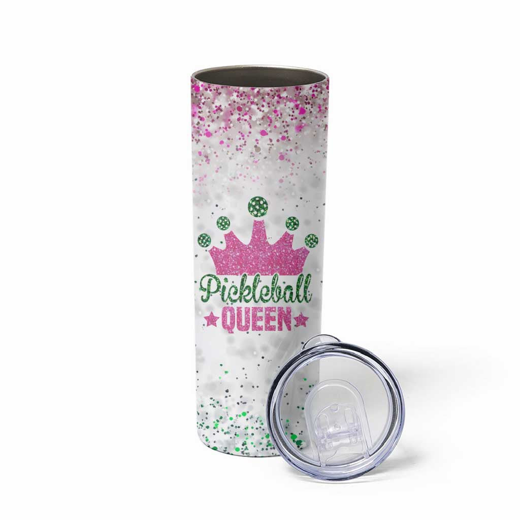 Gifts for Pickleball Lover Skinny Tumbler Pickleball Queen