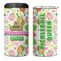 Pickleball Player 4 in 1 Can Cooler Tumbler Pickleball Queen