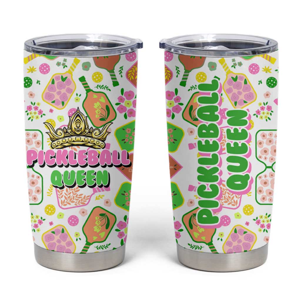 Pickleball Player Tumbler Cup Pickleball Queen