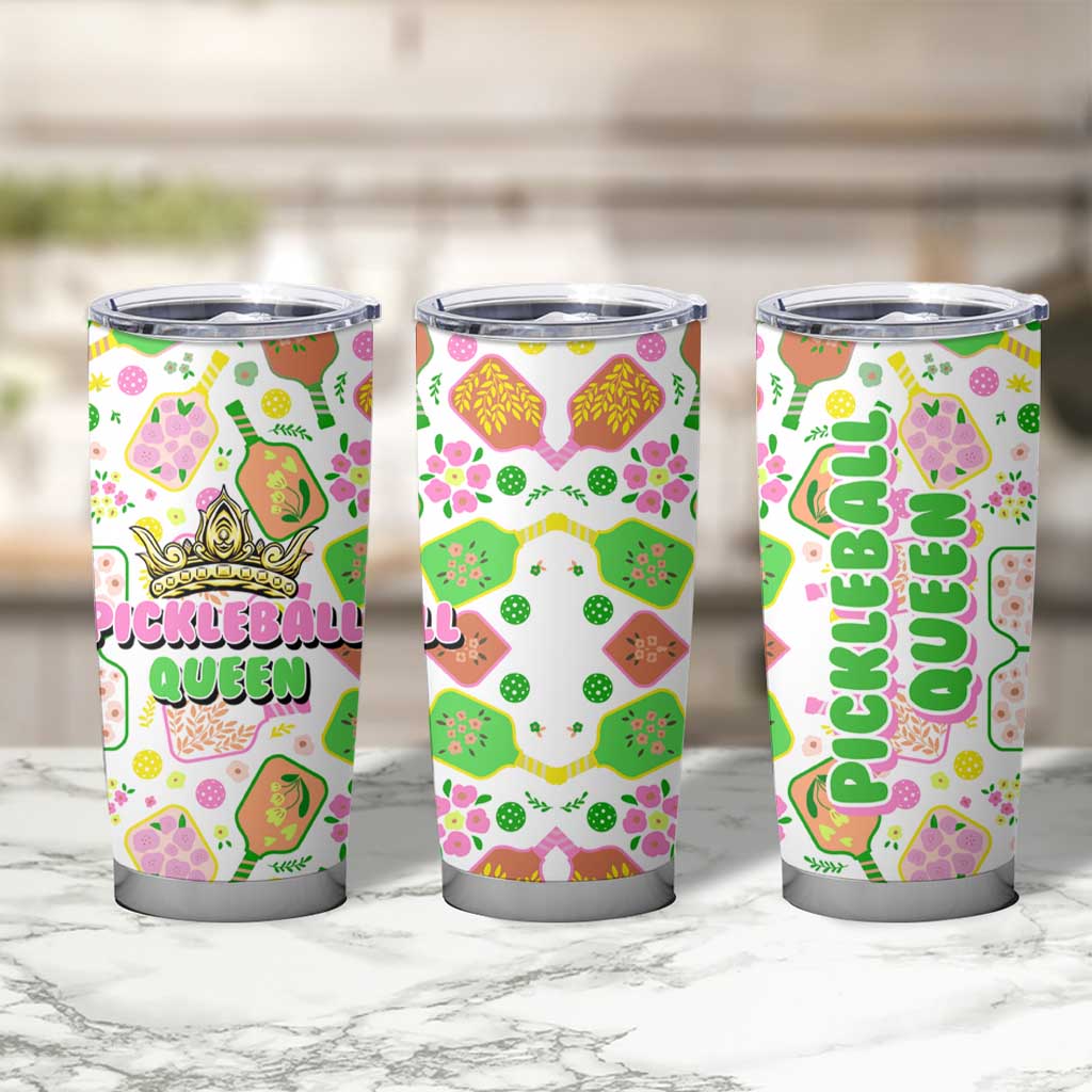 Pickleball Player Tumbler Cup Pickleball Queen