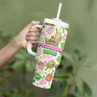 Pickleball Player Tumbler With Handle Pickleball Queen