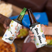 Personalized Pickleball Player 4 in 1 Can Cooler Tumbler Custom Name Pickle Ball Lover
