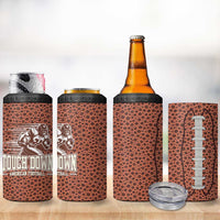 Gifts for Football Lover 4 in 1 Can Cooler Tumbler Touch Down American Football