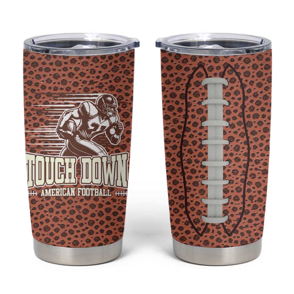Gifts for Football Lover Tumbler Cup Touch Down American Football
