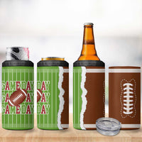 Gifts for Football Lover 4 in 1 Can Cooler Tumbler Game Day