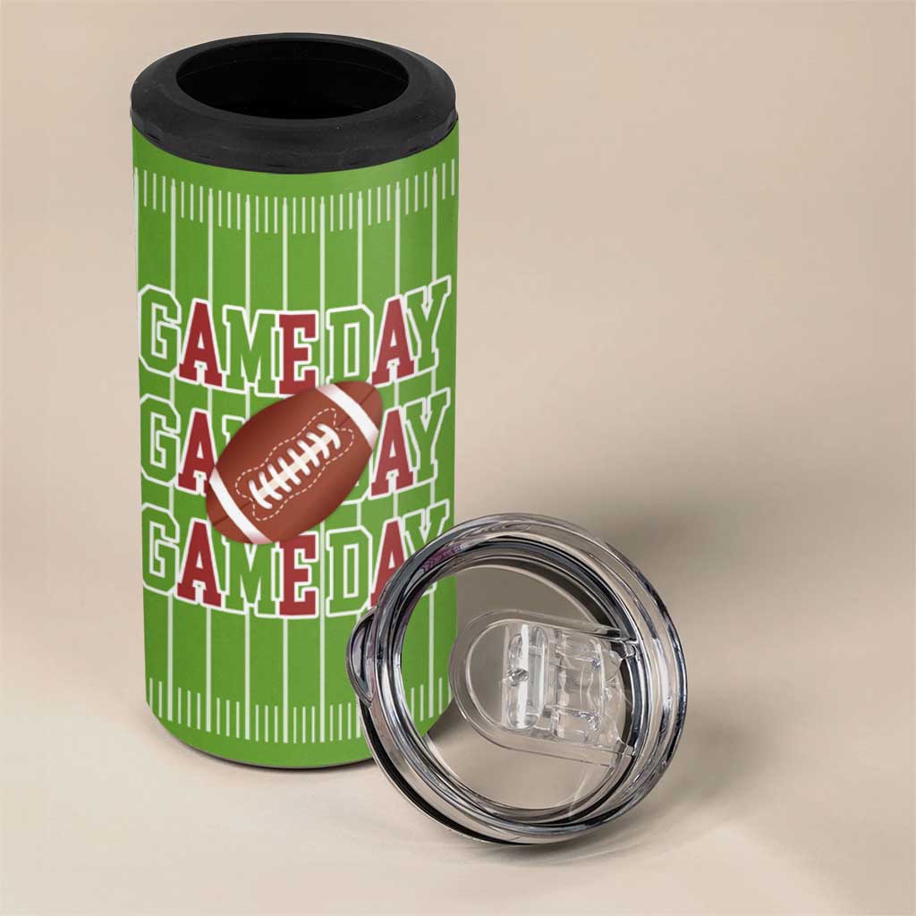 Gifts for Football Lover 4 in 1 Can Cooler Tumbler Game Day