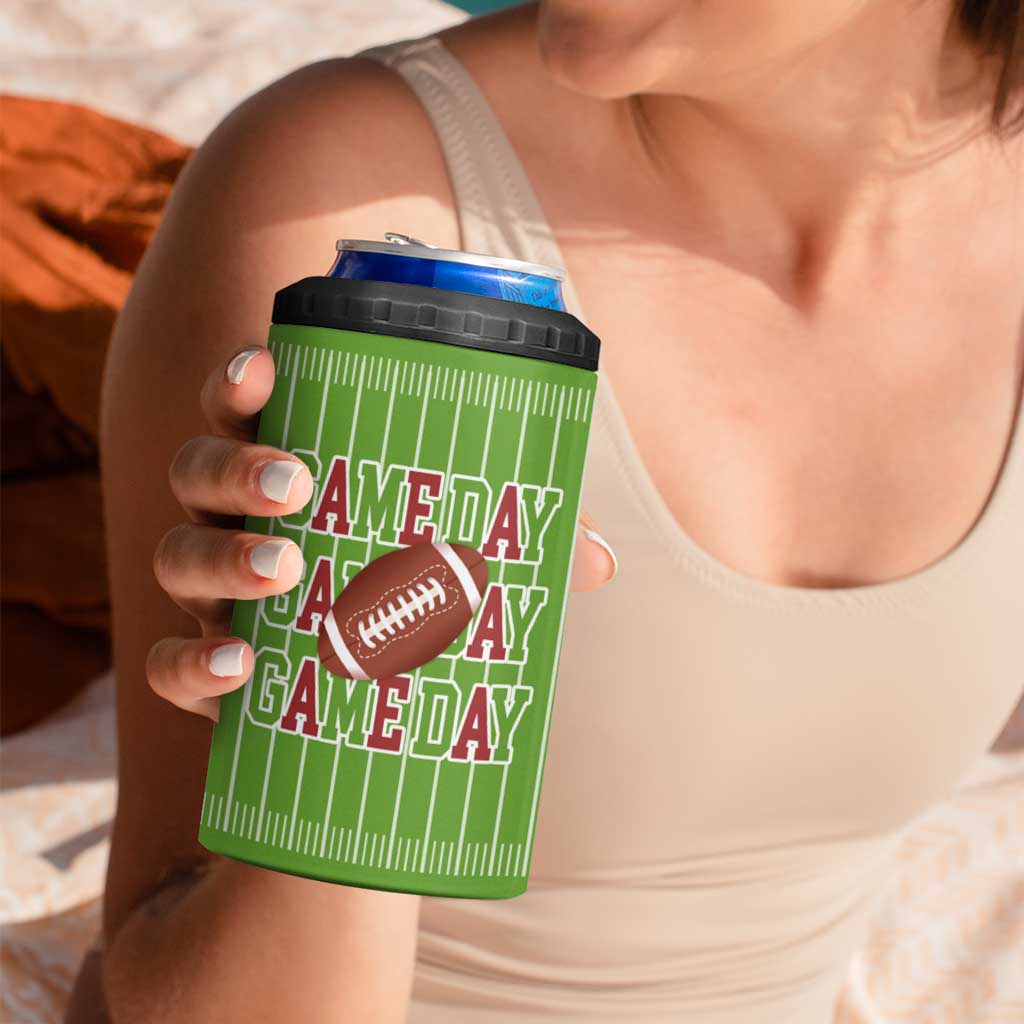 Gifts for Football Lover 4 in 1 Can Cooler Tumbler Game Day