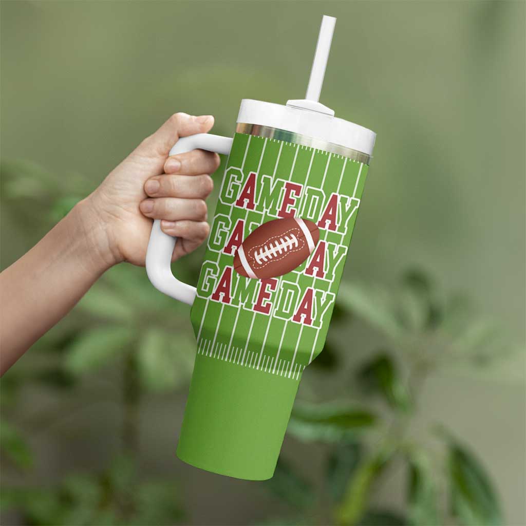 Gifts for Football Lover Tumbler With Handle Game Day