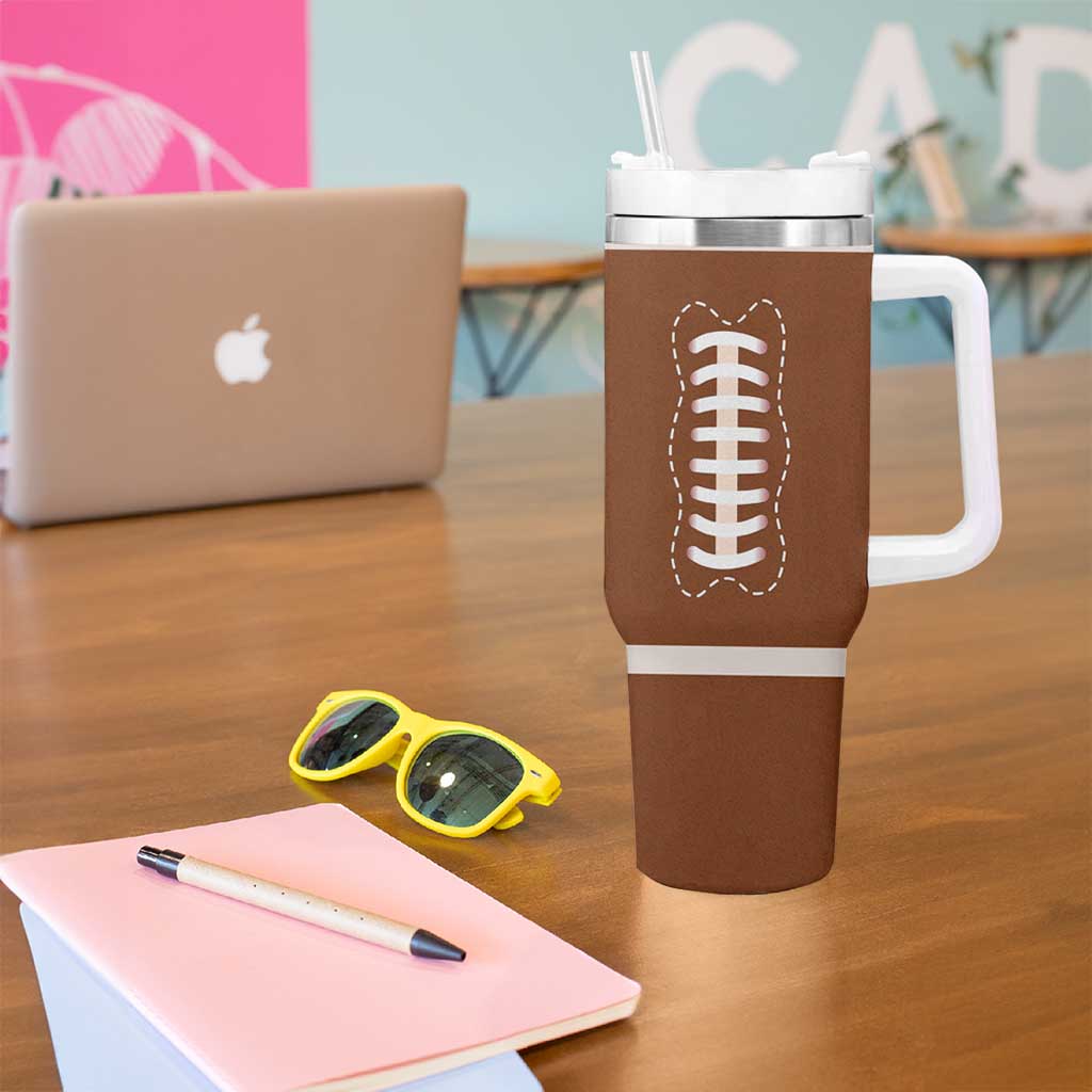 Gifts for Football Lover Tumbler With Handle Game Day