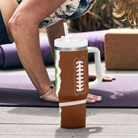 Gifts for Football Lover Tumbler With Handle Game Day