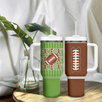 Gifts for Football Lover Tumbler With Handle Game Day
