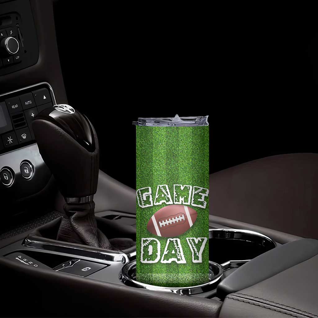 Personalized Gifts for Football Lover Skinny Tumbler Custom Name Game Day