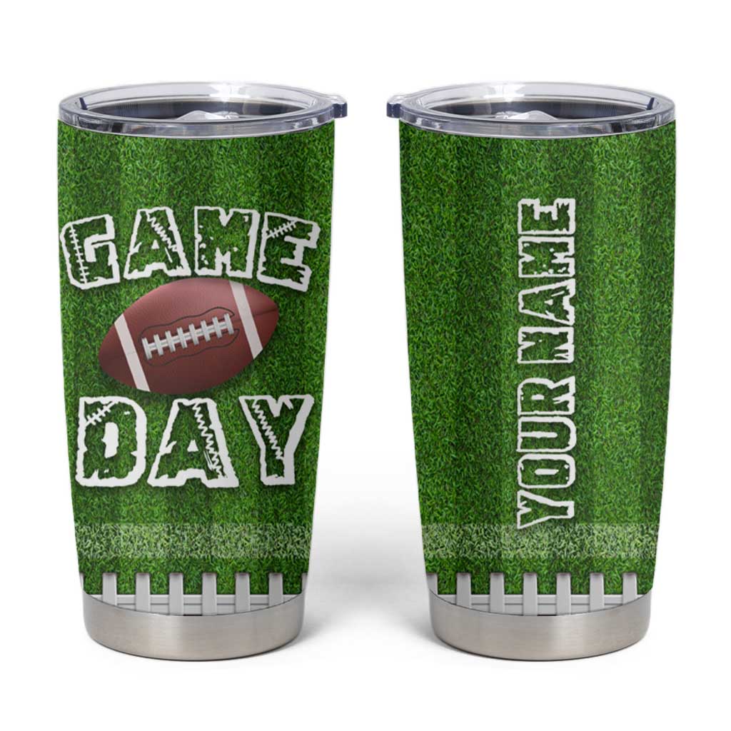 Personalized Gifts for Football Lover Tumbler Cup Custom Name Game Day