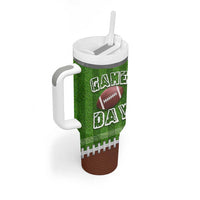 Personalized Gifts for Football Lover Tumbler With Handle Custom Name Game Day