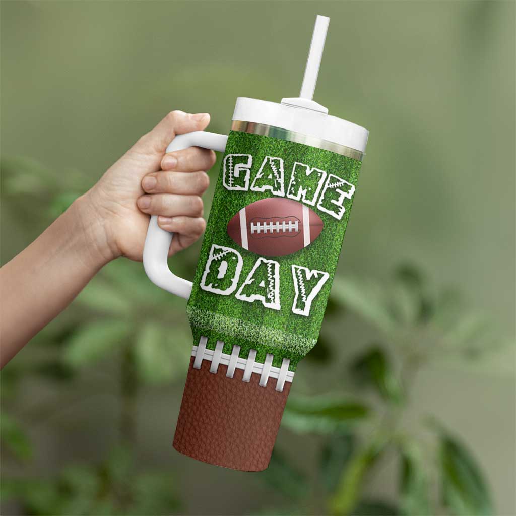 Personalized Gifts for Football Lover Tumbler With Handle Custom Name Game Day