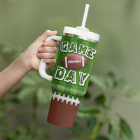 Personalized Gifts for Football Lover Tumbler With Handle Custom Name Game Day