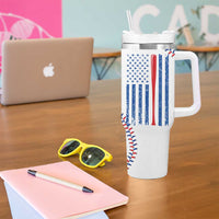 Gifts for Baseball Lover Tumbler With Handle Eat Sleep Baseball Repeat