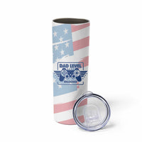 Gifts For New Dad Skinny Tumbler Promoted To Dad Est 2025 Dad Level Unlocked - Wonder Print Shop